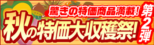 秋の特価大収穫祭 第2弾
