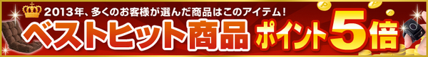 2013年 ベストヒット商品