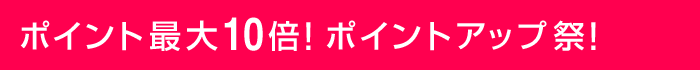 ポイント最大10倍 ポイントアップ祭
