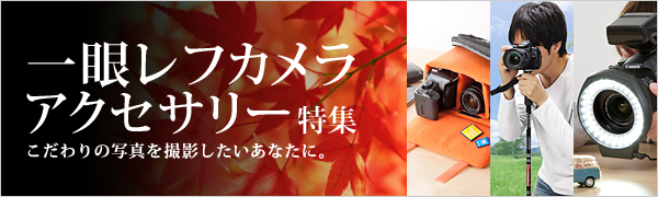 一眼レフカメラアクセサリー特集