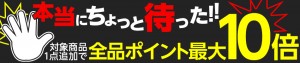 リクルート対象商品購入でポイント最大10倍