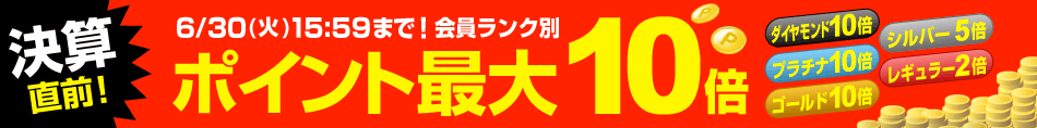決算直前 ポイント最大10倍