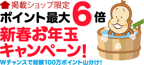 ポイント最大6倍新春お年玉キャンペーン