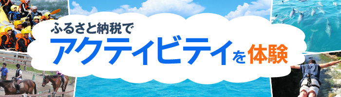 ふるさと納税 アクティビティ特集
