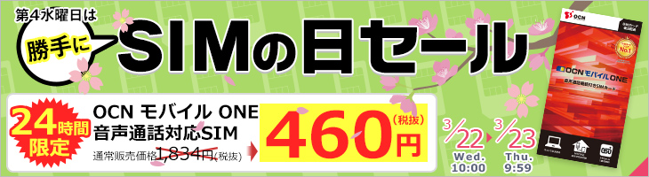 勝手にSIMの日セール